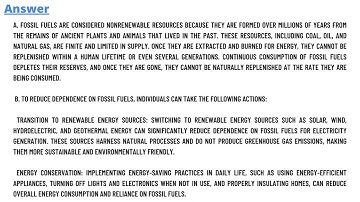 Why are fossil fuels considered nonrenewable resources?