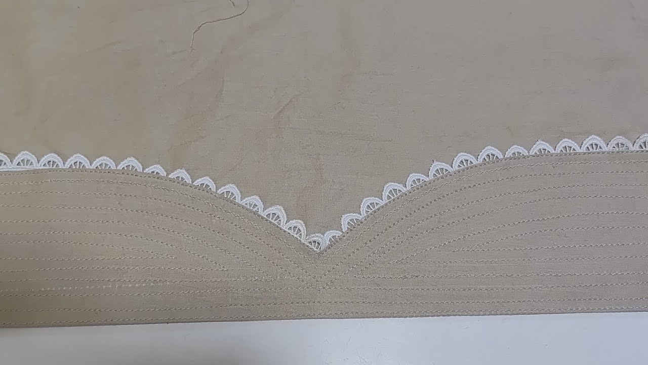 “Bottom Stitching Full Tutorial | Easy Bottom Cutting & Stitching | Plazo / Pant Bottom Design 