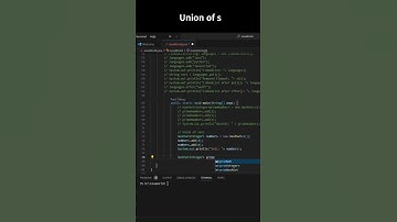Union of Sets using HashSet #coding#java #dsa