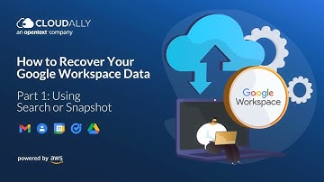 How to Recover Google Workspace Data Via Search or Snapshot