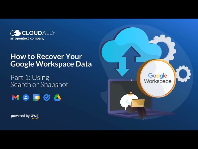 How to Recover Google Workspace Data Via Search or Snapshot