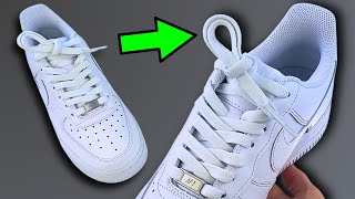 How To Factory Lace Nike Air Force 1s | Nike AF1 Factory Knot (DS Knot)