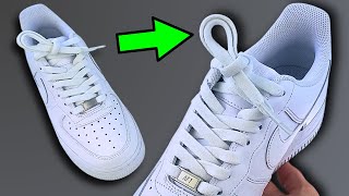 How To Factory Lace Nike Air Force 1s | Nike AF1 Factory Knot (DS Knot) Wealth