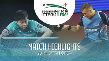 Lin Yun-Ju vs Mattias Falck | 2019 ITTF Challenge Oman Open Highlights (Final)