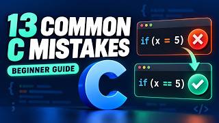 13 Common C Programming Mistakes | Operators, Conditions & Loops