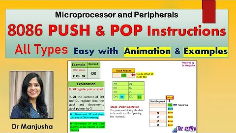 8086 PUSH & POP instructions