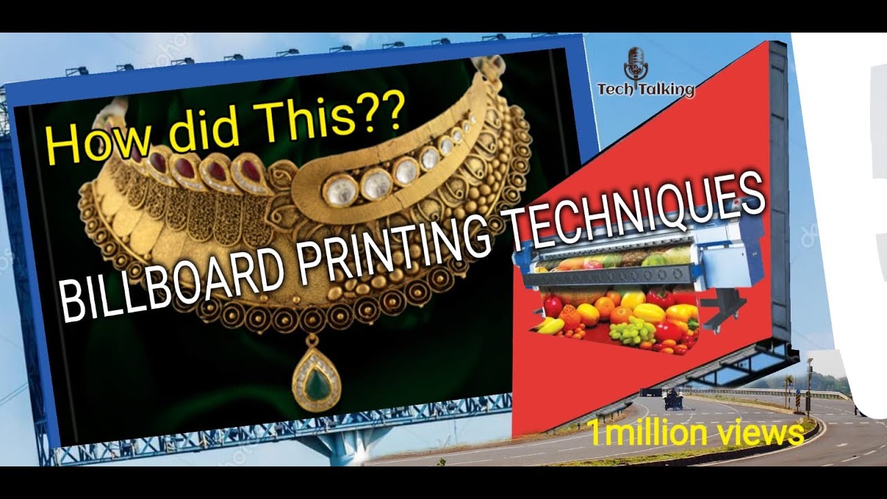 BILLBOARD PRINTING TECHNIQUES