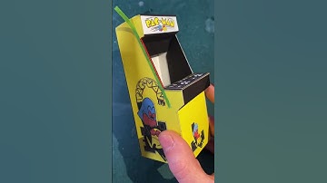 Making a Realistic Miniature Arcade Machine!! #shorts #youtubeshorts