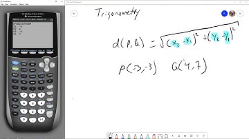 Precalculus 2.1.2: Programming the Distance Formula into the TI-83/84 Graphing Calculator