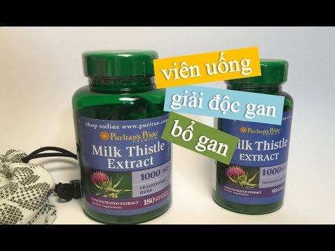 hqdefault Viên uống bổ gan Milk Thistle 1000mg Puritan Pride của Mỹ