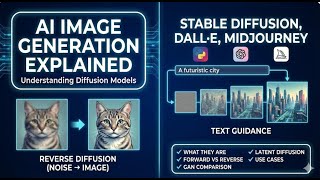 Diffusion Models Explained Simply | How AI Generates Images from Noise (Stable Diffusion, DALL·E)