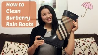 Keep It Clean: Burberry Rain Boot Cleaner