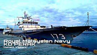 Naval Scenery | Malaysia | KD PERAK alongside after completion of Sea Trial