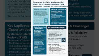 Generative AI for Health Technology Assessment: An ISPOR Report