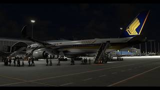 MSFS20 - INI A359 - Night Departure From Windy Male RW36 - SIAV Virtual - SQ432