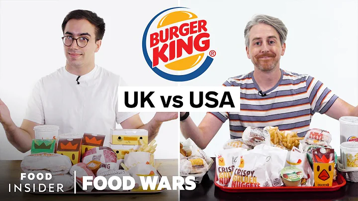 US vs UK Burger King | Food Wars