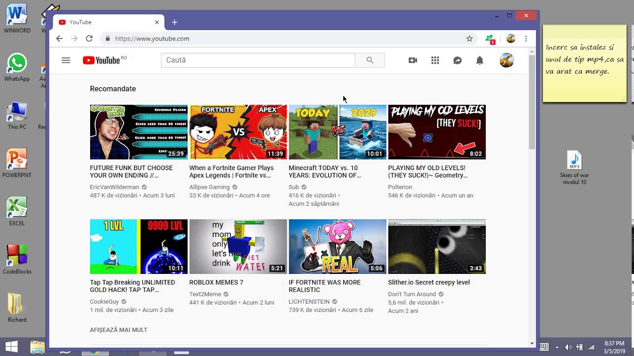 New Cum sa transformi videouri youtube In audio(mp3)/video(mp4)