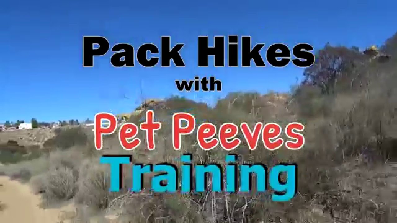 Pack Hikes with Pet Peeves Training