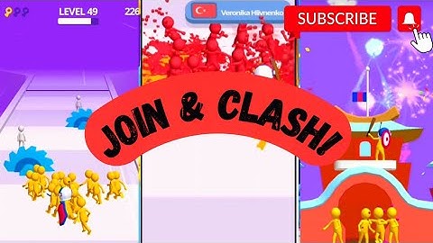 Join Clash 3D - Gameplay walkthrough (ios,android) update satisfying mobile game freeplay