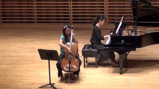 Taide Prieto plays Cello Sonata No. 2 in F major, Op. 99 by Johannes Brahms part 2