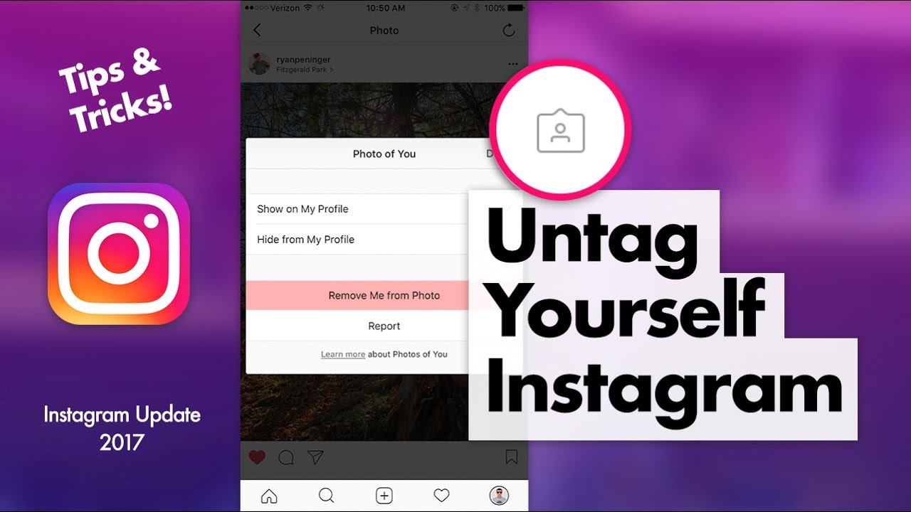 How to Untag Yourself from Instagram Photos - YouTube