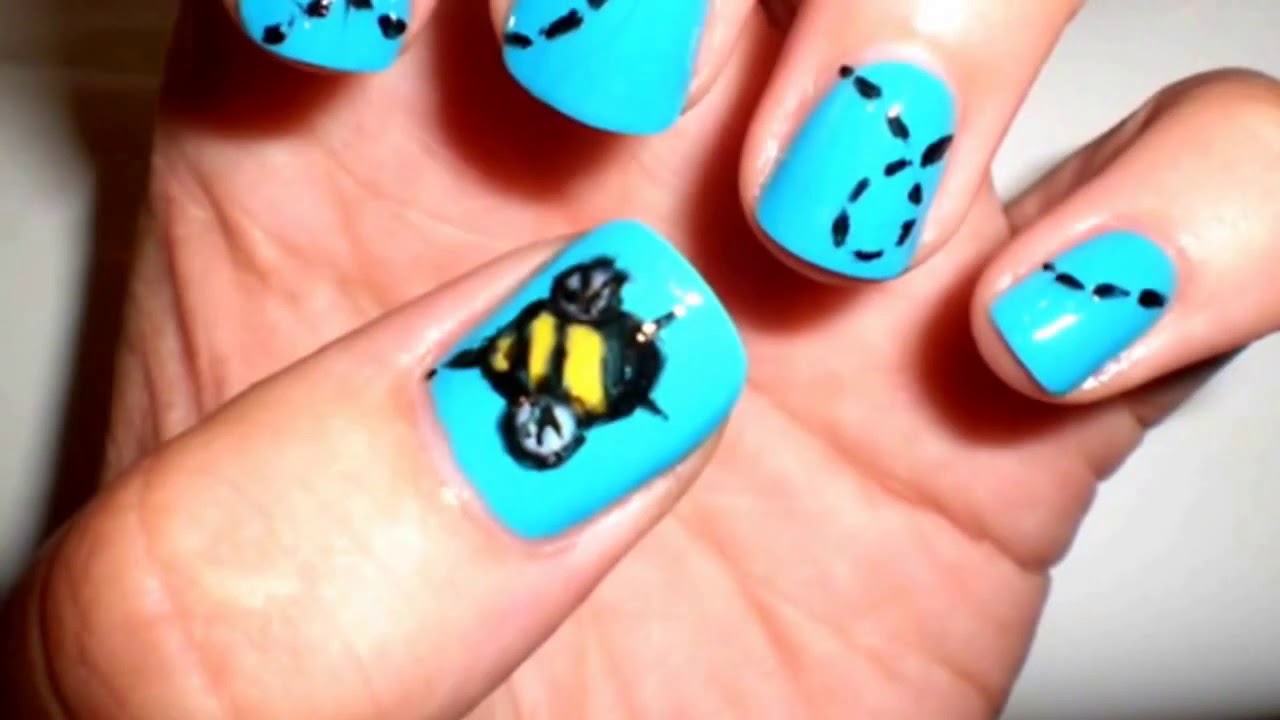 1. Magic film nail art tutorial - wide 1