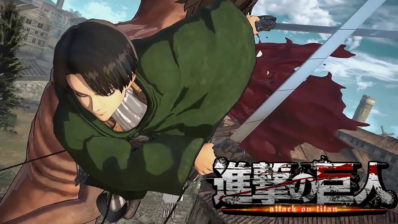 Attack on Titan Game Levi Ackerman 7+ Minute Gameplay - Escaping Death!  (PS4) - YouTube