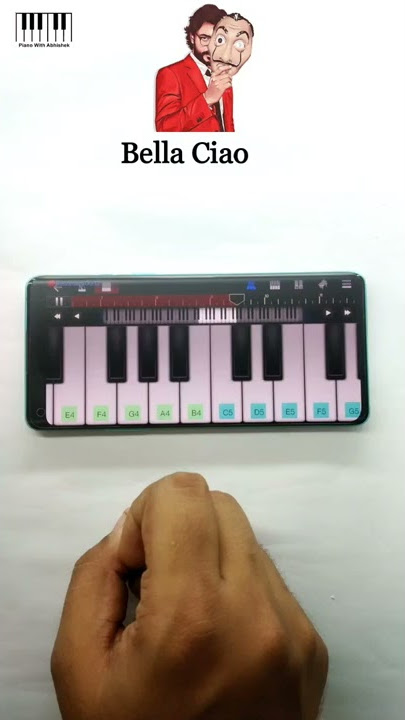 Bella Ciao | Easiest Mobile Piano Tutorial