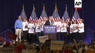 Trump Invites Angel Moms On Stage In Phoenix