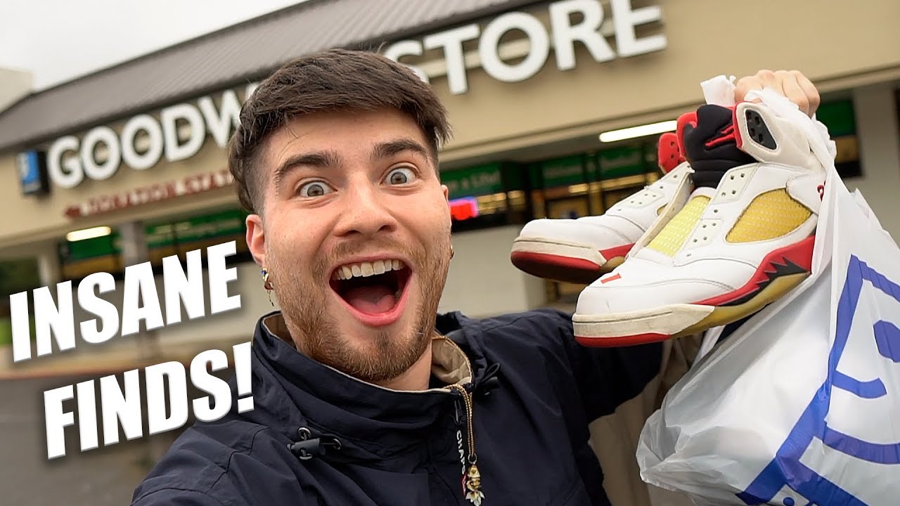 fire red 5's on feet