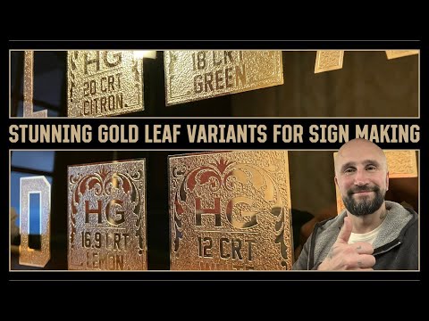 Gold leaf variants.