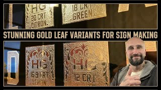 Gold leaf variants. With updated gilding advice