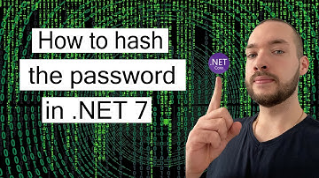 How to hash password in .NET