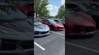 These Corvettes Were Lined Up PERFECTLY! #z06nation #carshow