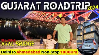 Gujarat Roadtrip 2024| Delhi to Ahmedabad by Road NonStop 1000KM EP3 #travelvlog #Gujarat #scorpion