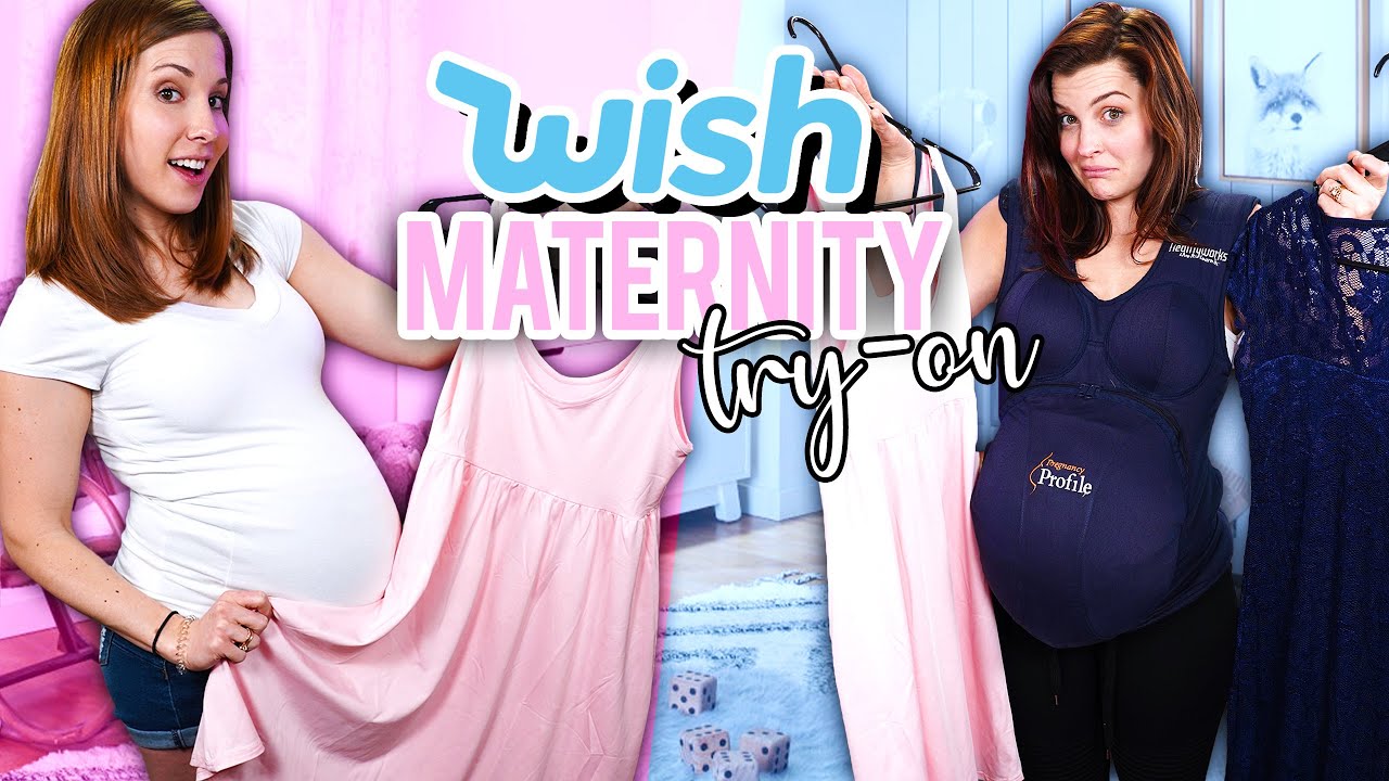 Помогите моей лучшей подруге примерить одежду для беременных от Wish with Me!