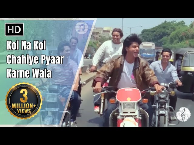 Koi Na Koi Chahiye Pyar Karne Wala | Deewana (1992) | Shahrukh Khan | Romantic Hindi Songs class=