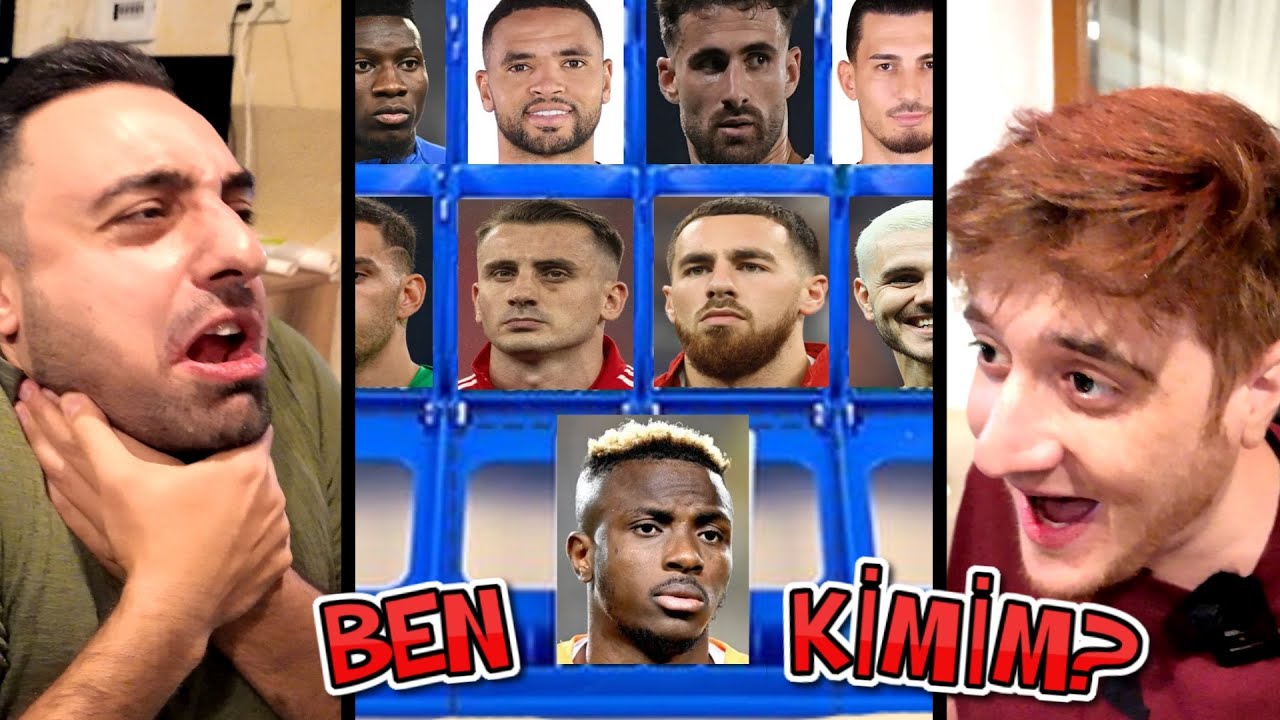 KUSTURAN ŞEKER CEZALI SÜPER LİG FUTBOLCULARI BEN KİMİM 😱 ÜMİDİ VS EMJAN ! @emjan