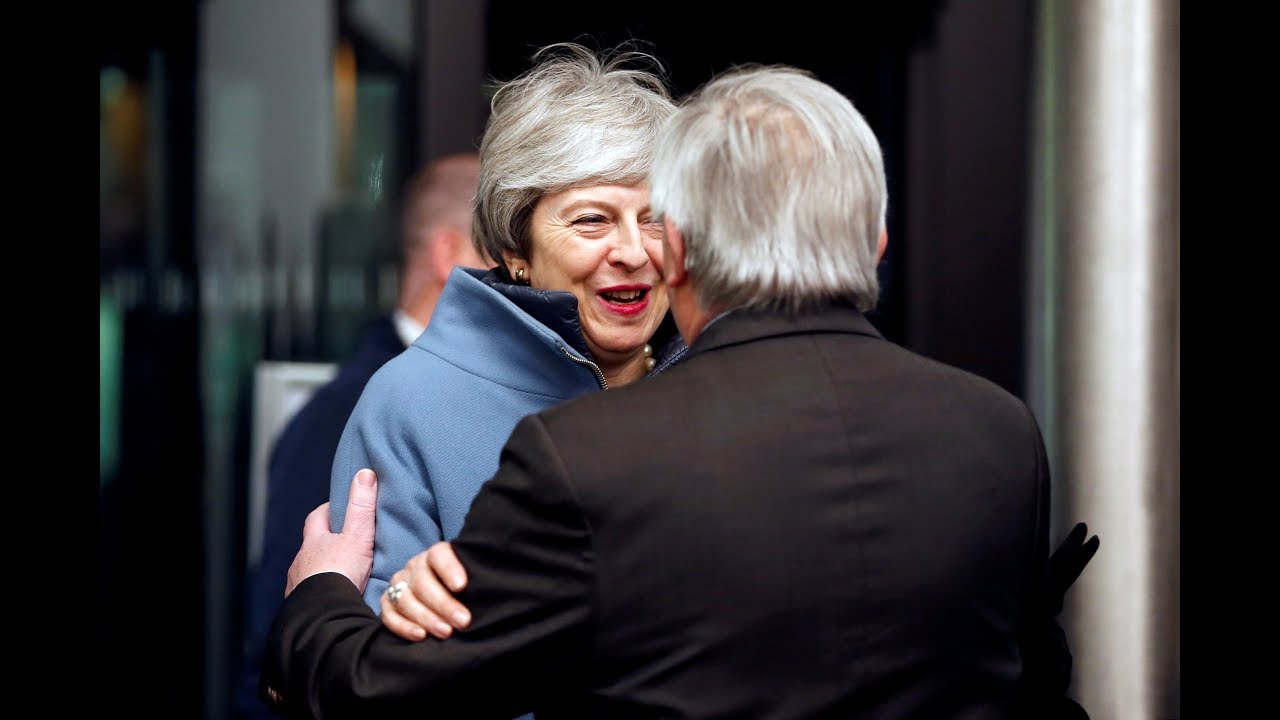 Brexit: May meets Juncker