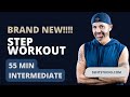 Intermediate step aerobic workout ss fit studio steve sansoucie 135 bpm step workout