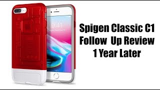 Spigen Classic C1 iPhone Case Follow up | 1 Year Later | Mastergeko4