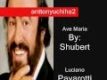 Ave Maria - Luciano Pavarotti, Andrea Bocelli, Mario Lanza, Plácido Domingo - By: Schubert