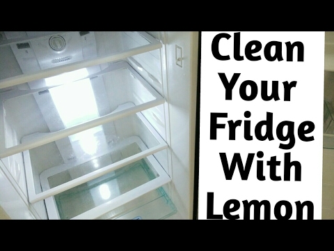 How To Clean Refrigerator With Lemon | CraftLas