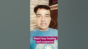 React lazy loading and suspense