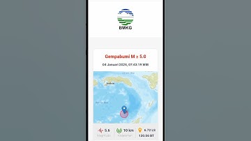 gempa bumi hari ini guncang Tanimbar Maluku 4 Januari 2024 #shorts