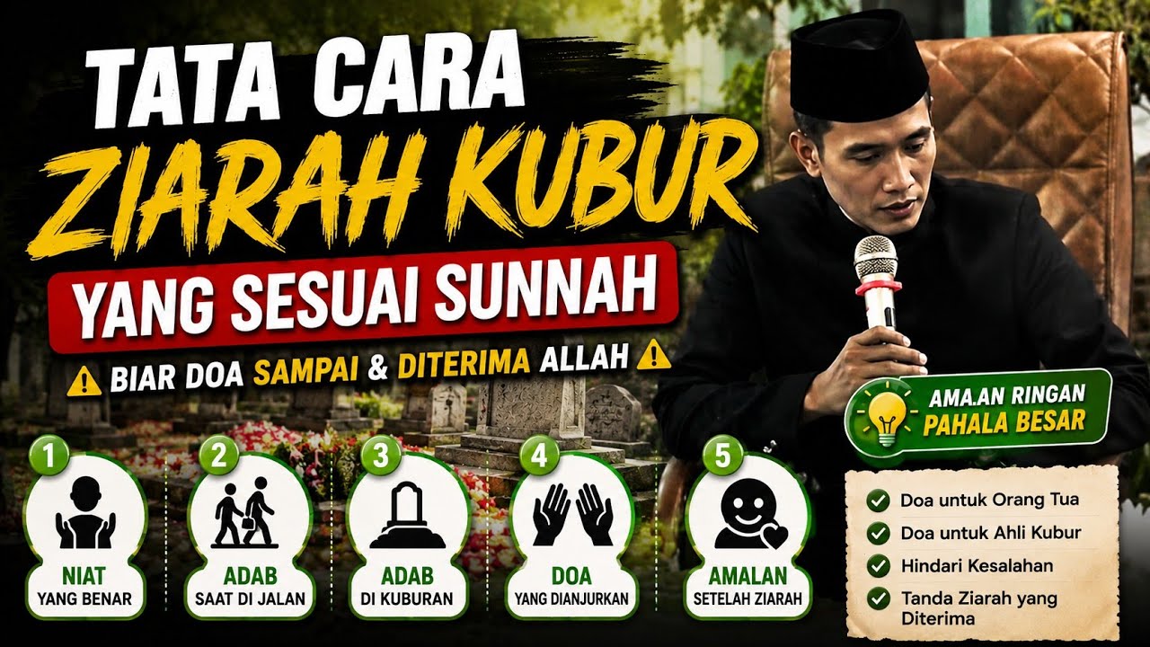 KH. MUKHLASON ROSYID 🔴HOW TO VISIT GRAVES AND PRAY FOR YOUR DECEASED PARENTS