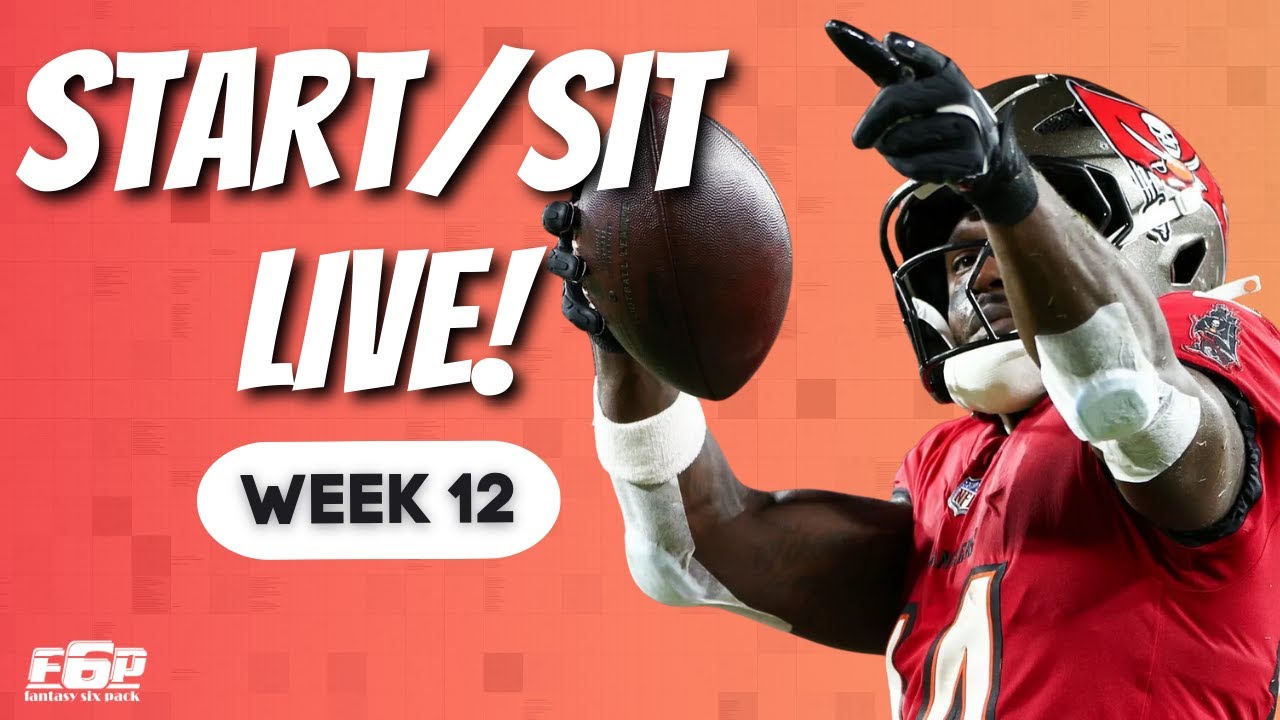 Winning Fantasy Football Week 12: Start/Sit, Bets, & DFS Advice LIVE!