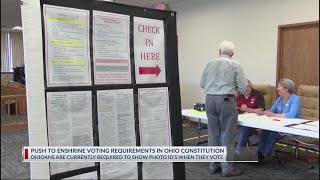 Lawmakers start push to add voter ID into Ohio constitution