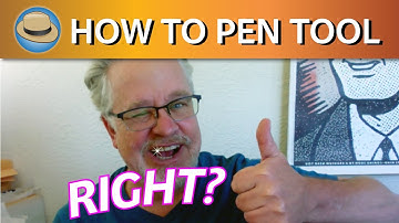 Pen Tool 2 Ways Part 2: The "Right" Way. Illustrator for Beginners