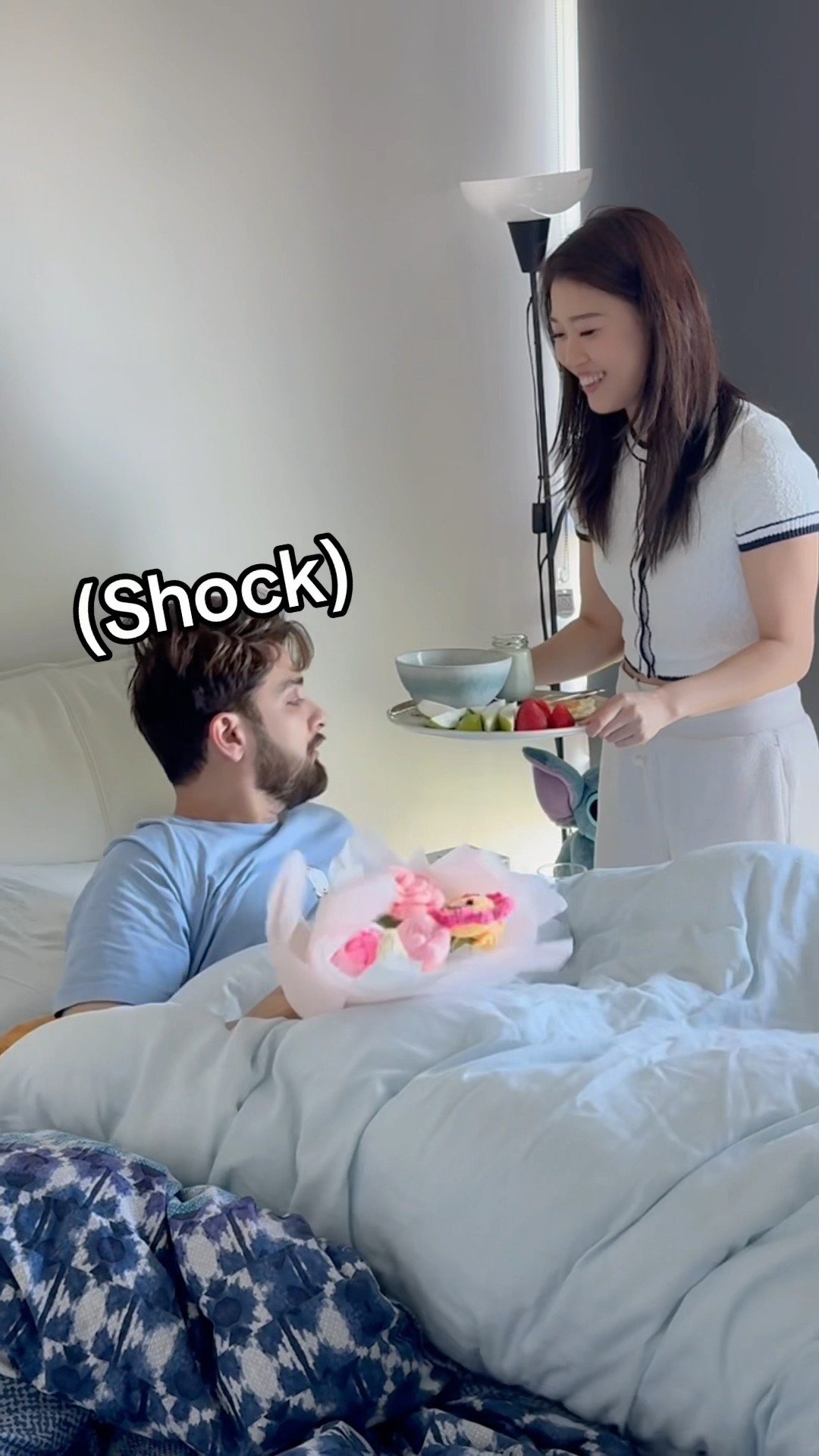 He wasn’t ready for this??#shorts #couple #relationship
